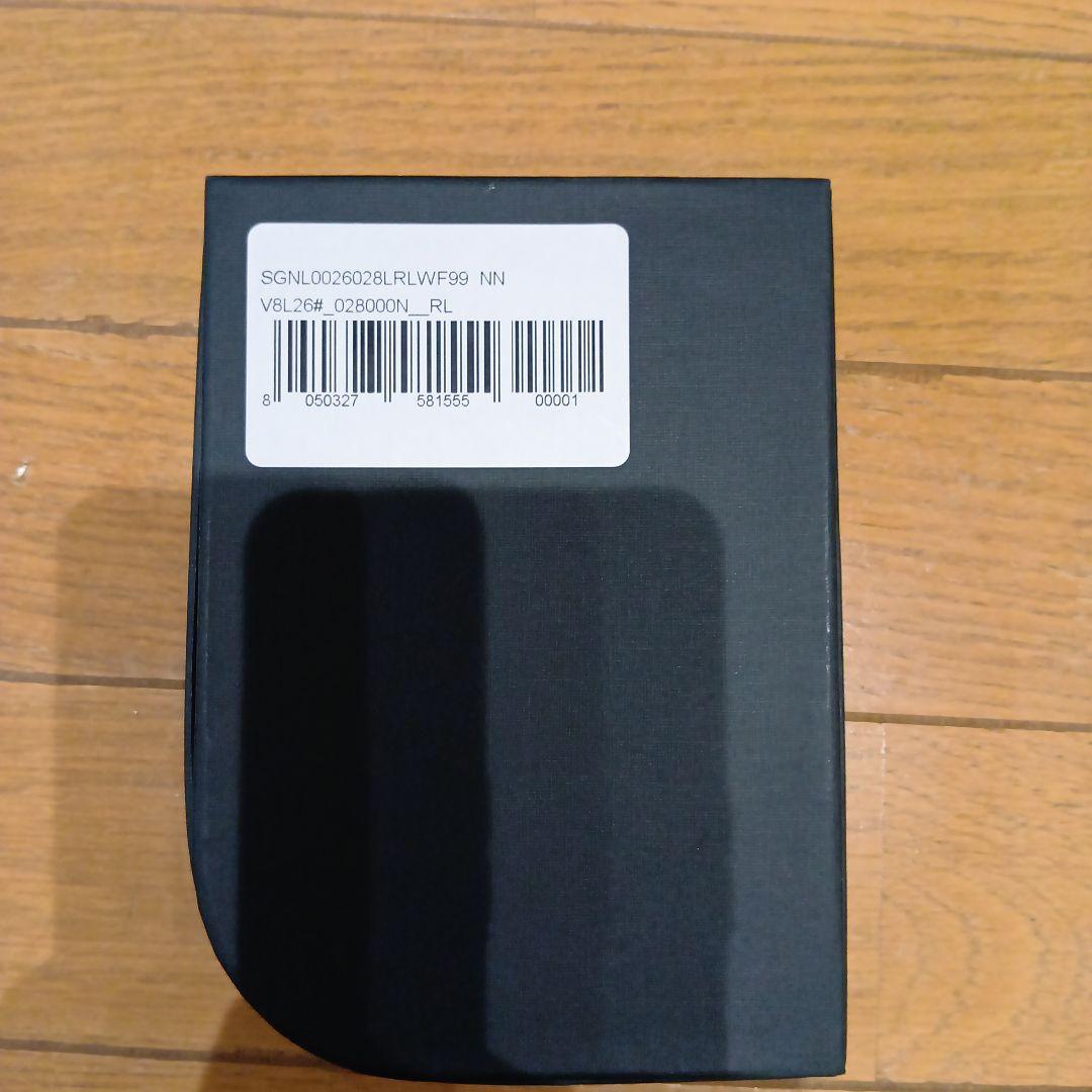 Valextra ブラック 三つ折り財布