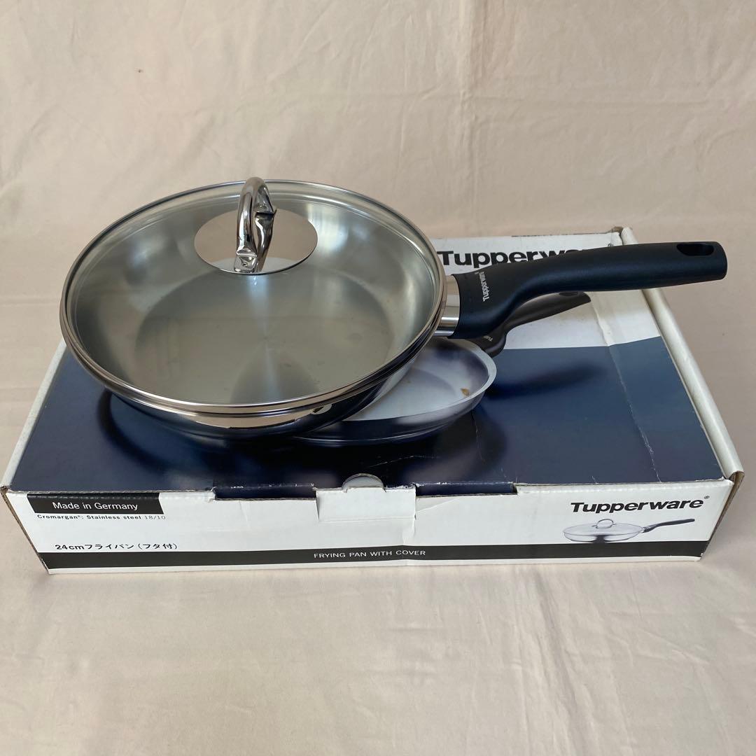 未使用 タッパーウェア 24cmステンレスフライパン