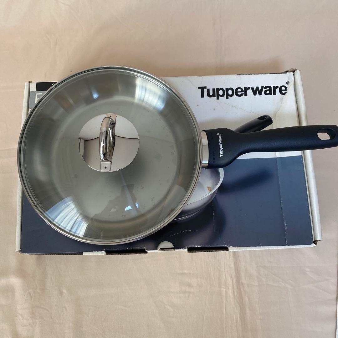 未使用 タッパーウェア 24cmステンレスフライパン