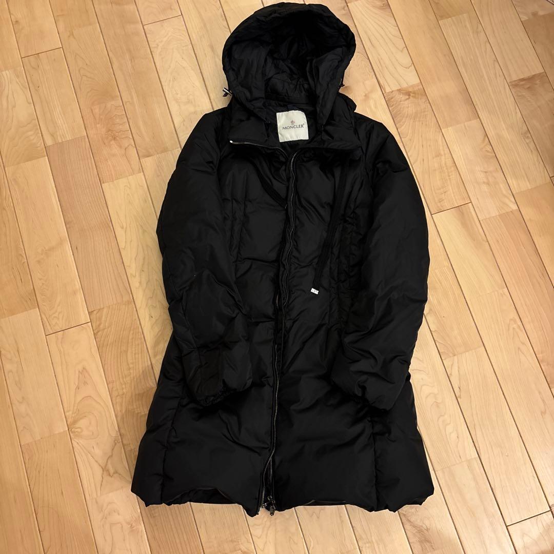 ※発送は2月以降※MONCLER ブラック ダウンジャケット(ファスナー難あり)