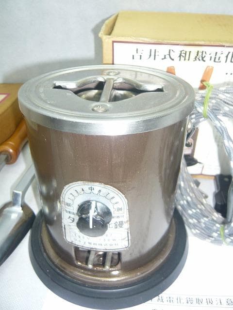 タキイ和裁電化鏝　和裁コテ　和裁こて　鏝２本付(こて美品)