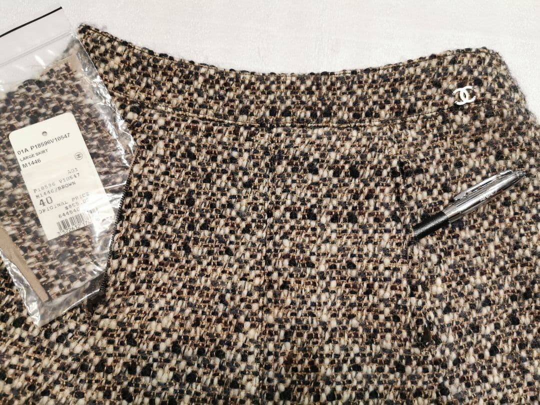 スボミー。■シャネル■ツイード✨マーメイド✨スカート■01A■34