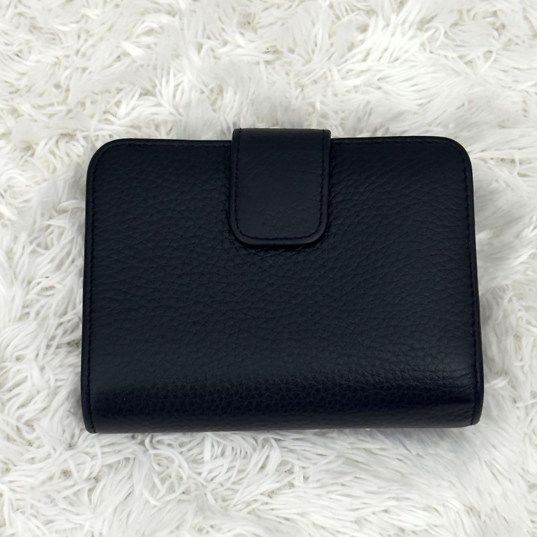 極美品⭐️RFID搭載 PRADA プラダ ヴィッテログレイン ブラック レザー