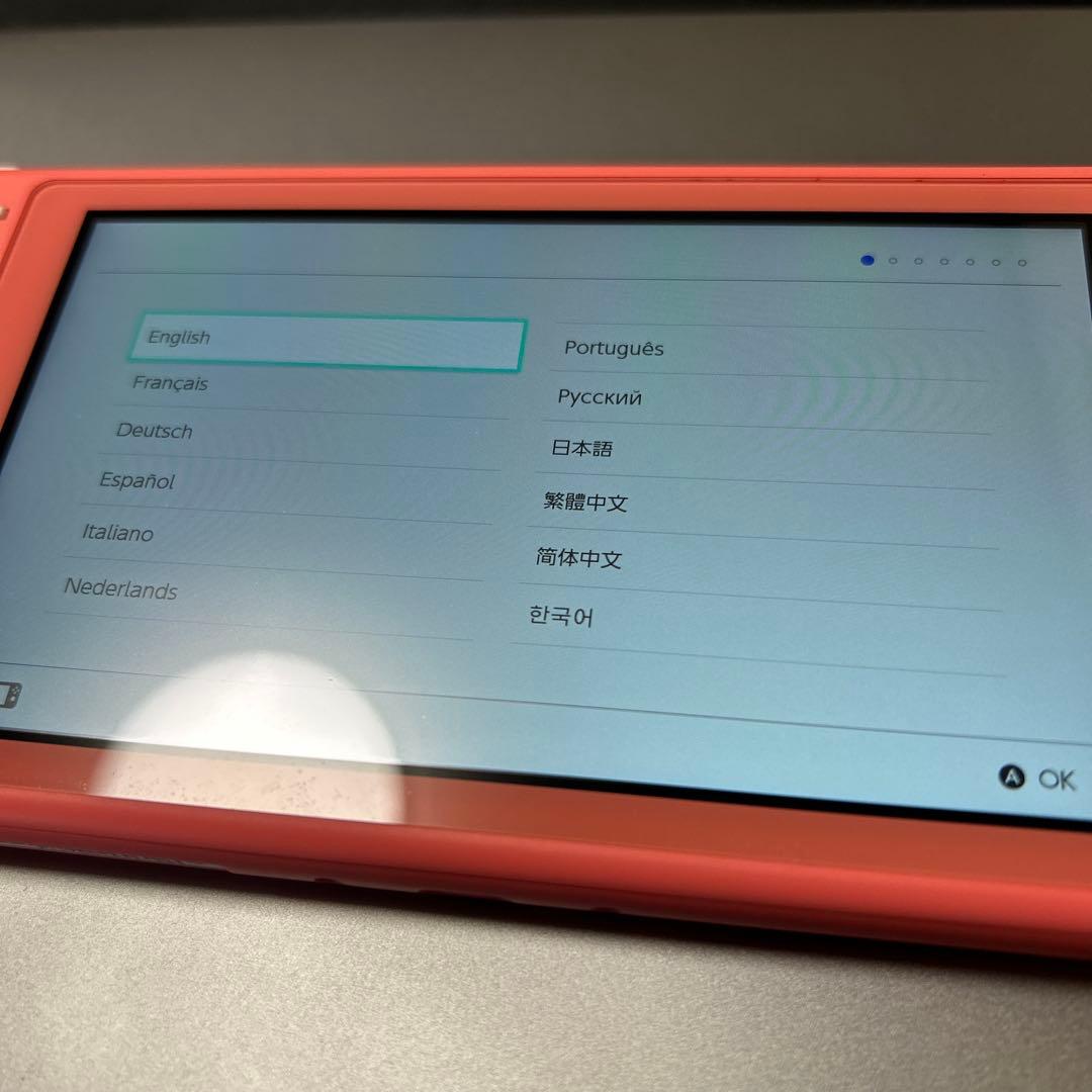 【純正AC付】Nintendo Switch Lite ピンク