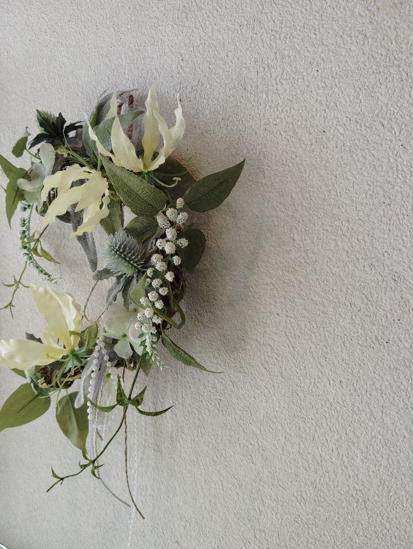 ナチュラル アーティフィシャルフラワーリース