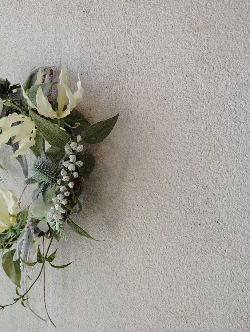 ナチュラル アーティフィシャルフラワーリース