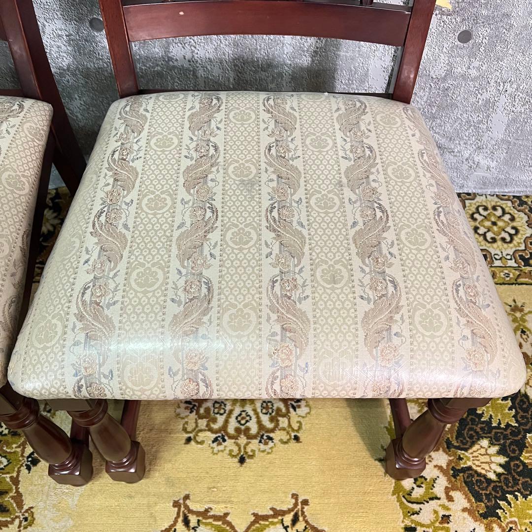 ꧁インポート家具꧂ダイニングチェア2脚 輸入 食卓椅子 イギリス シンガポール
