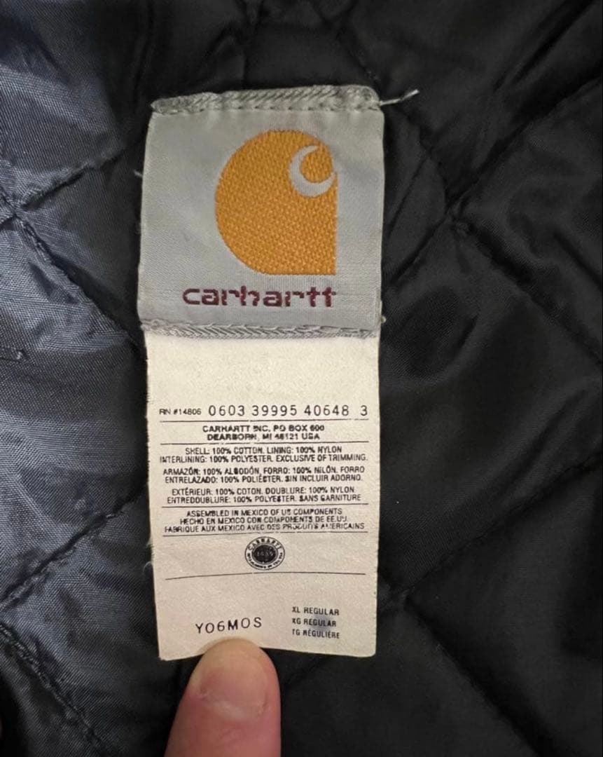 Carhartt アクティブジャケット モスグリーン ダック生地