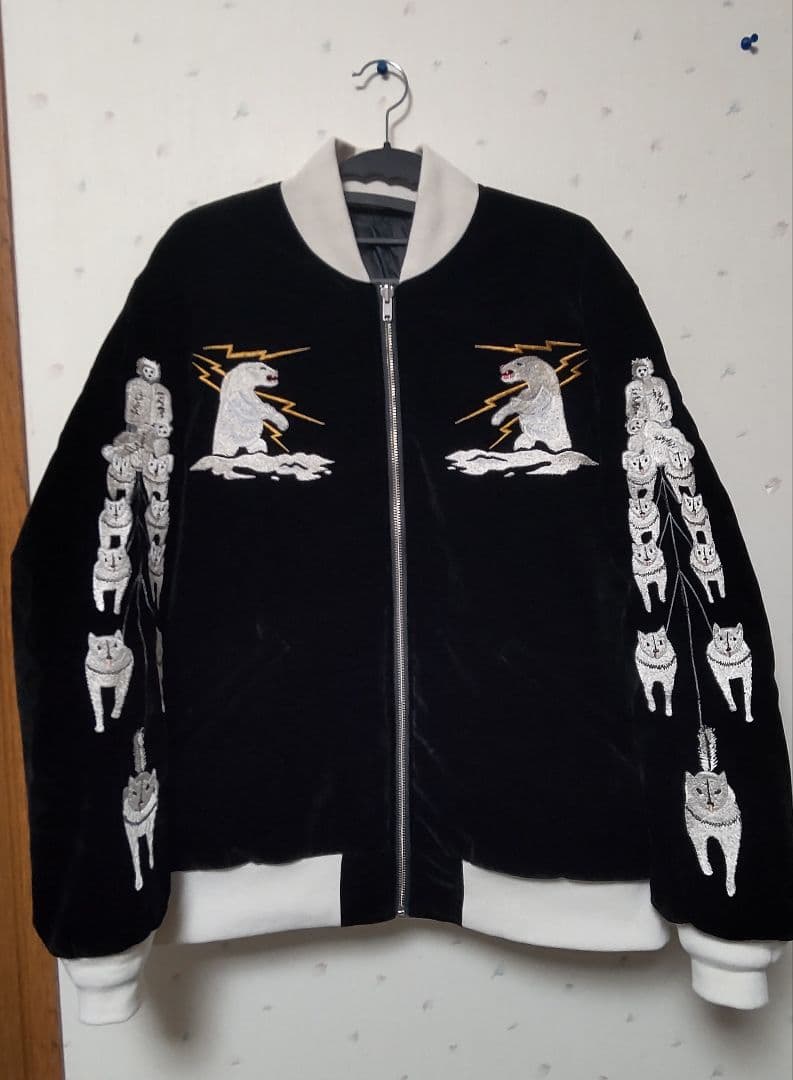 WAIPER 別注 TAION　リバーシブルダウン スカジャン アラスカ