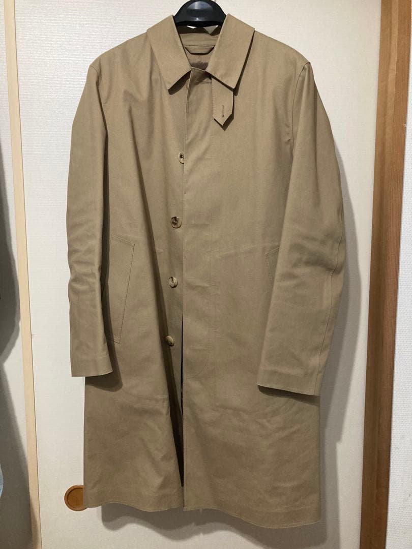 マッキントッシュ ダンカン ゴム引き ベージュ ダンケルド ステンカラーコート