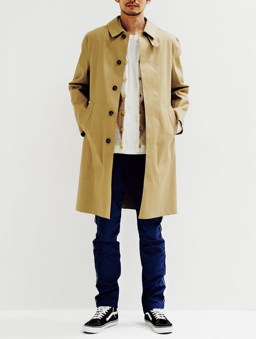 マッキントッシュ ダンカン ゴム引き ベージュ ダンケルド ステンカラーコート