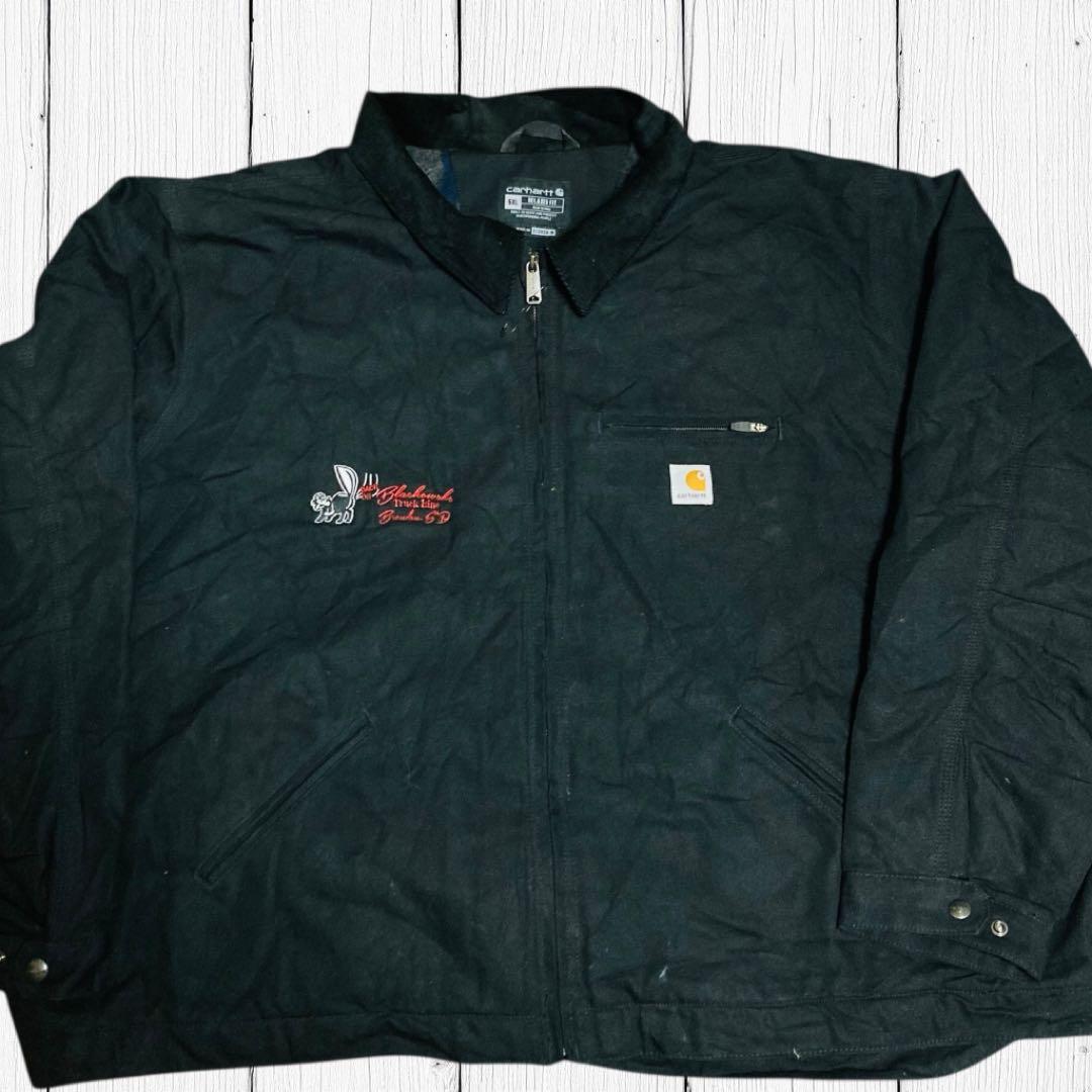 シ*ゲ様 Carhartt デトロイトジャケット ダック生地 カスタム刺繍 オー
