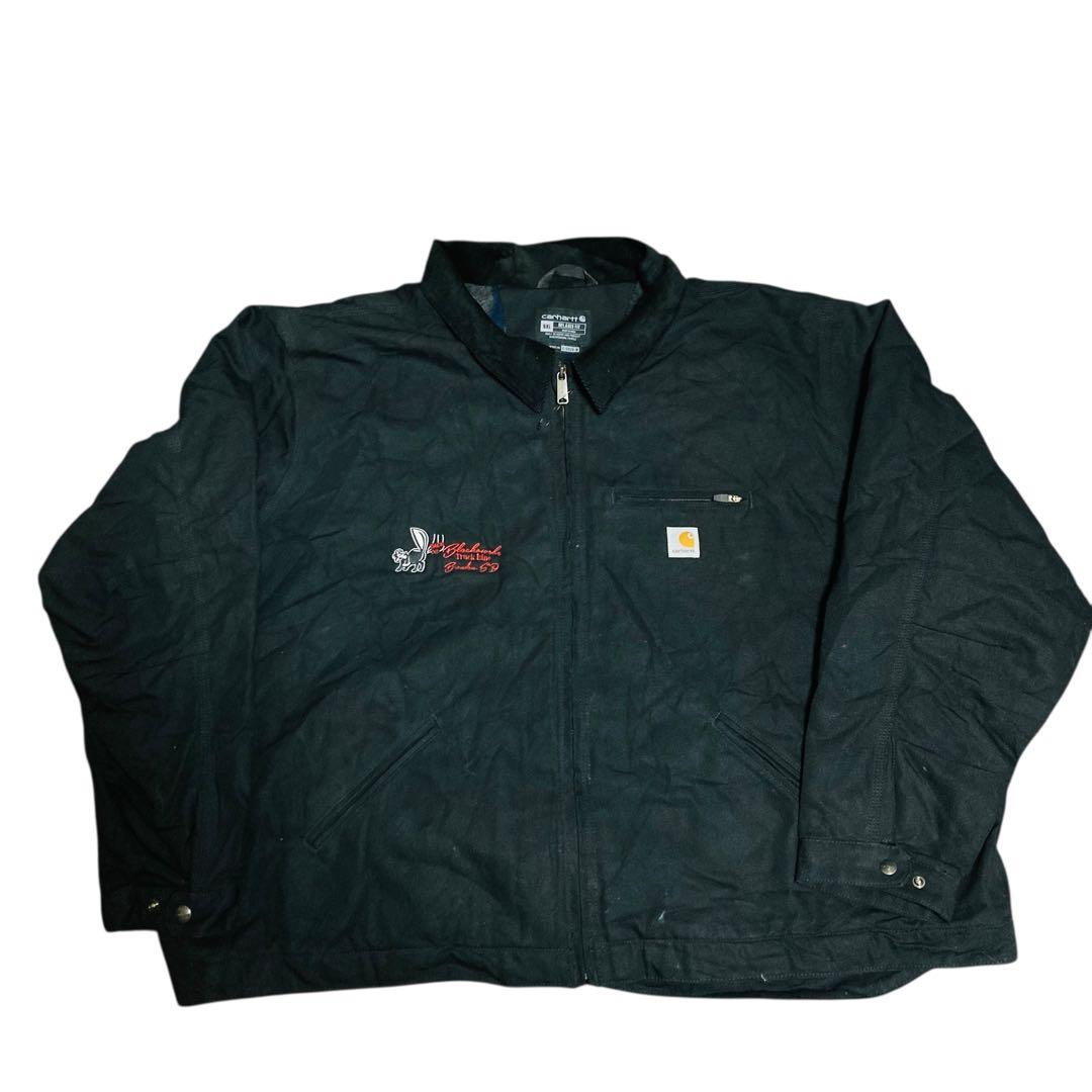 シ*ゲ様 Carhartt デトロイトジャケット ダック生地 カスタム刺繍 オー