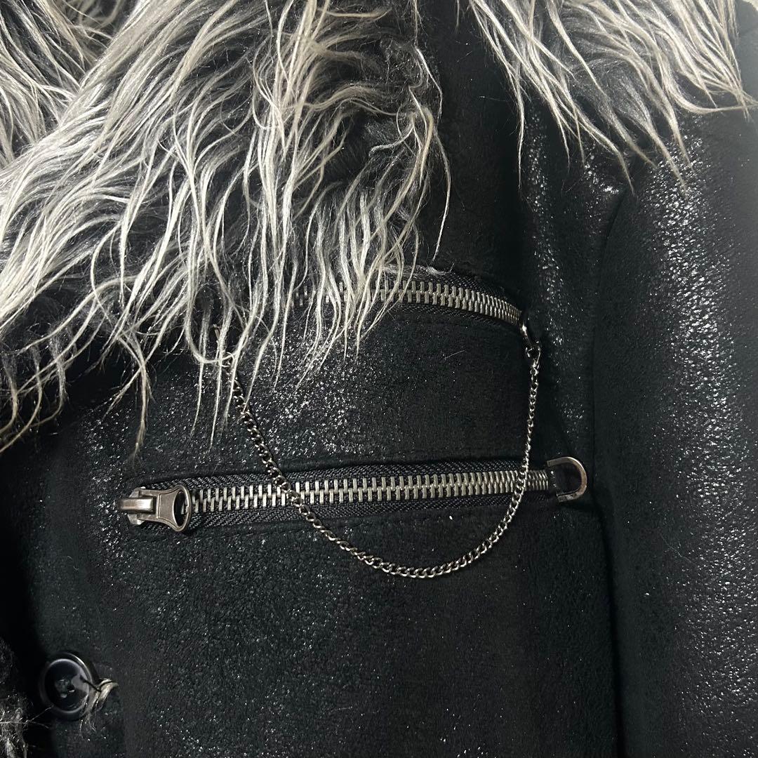 ジャケット・アウター semantic design coating fur jacket