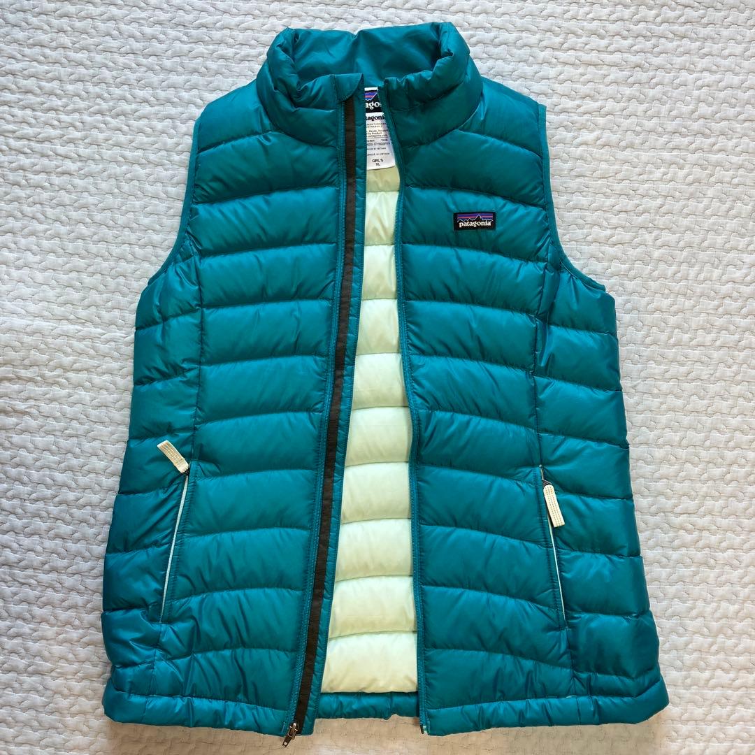 patagonia ダウンベスト girl's XL