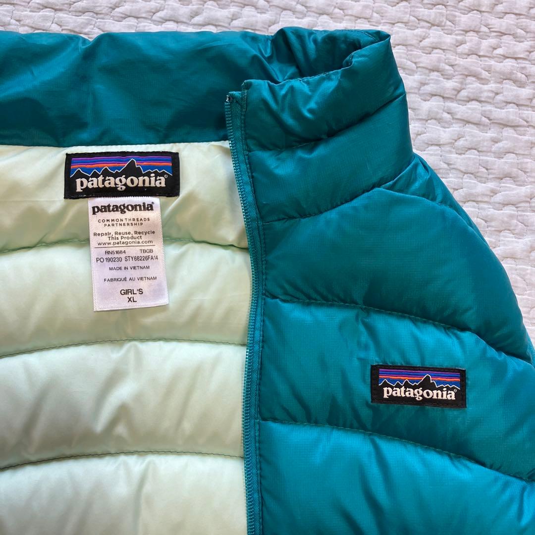 patagonia ダウンベスト girl's XL