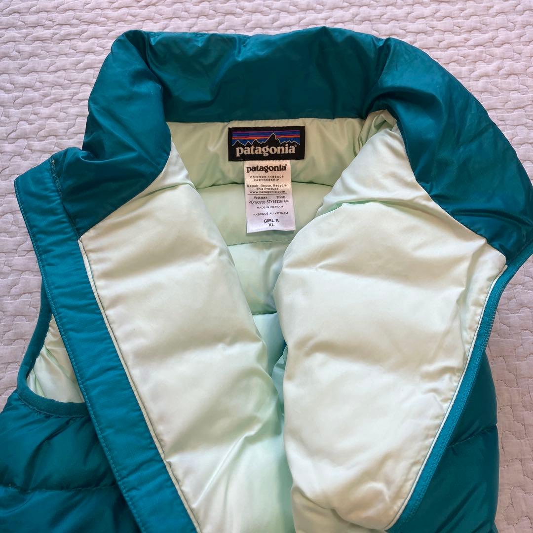 patagonia ダウンベスト girl's XL