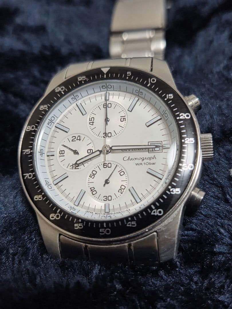 て*つ様 CITIZEN シチズン スピードマスター クロノグラフ パンダ