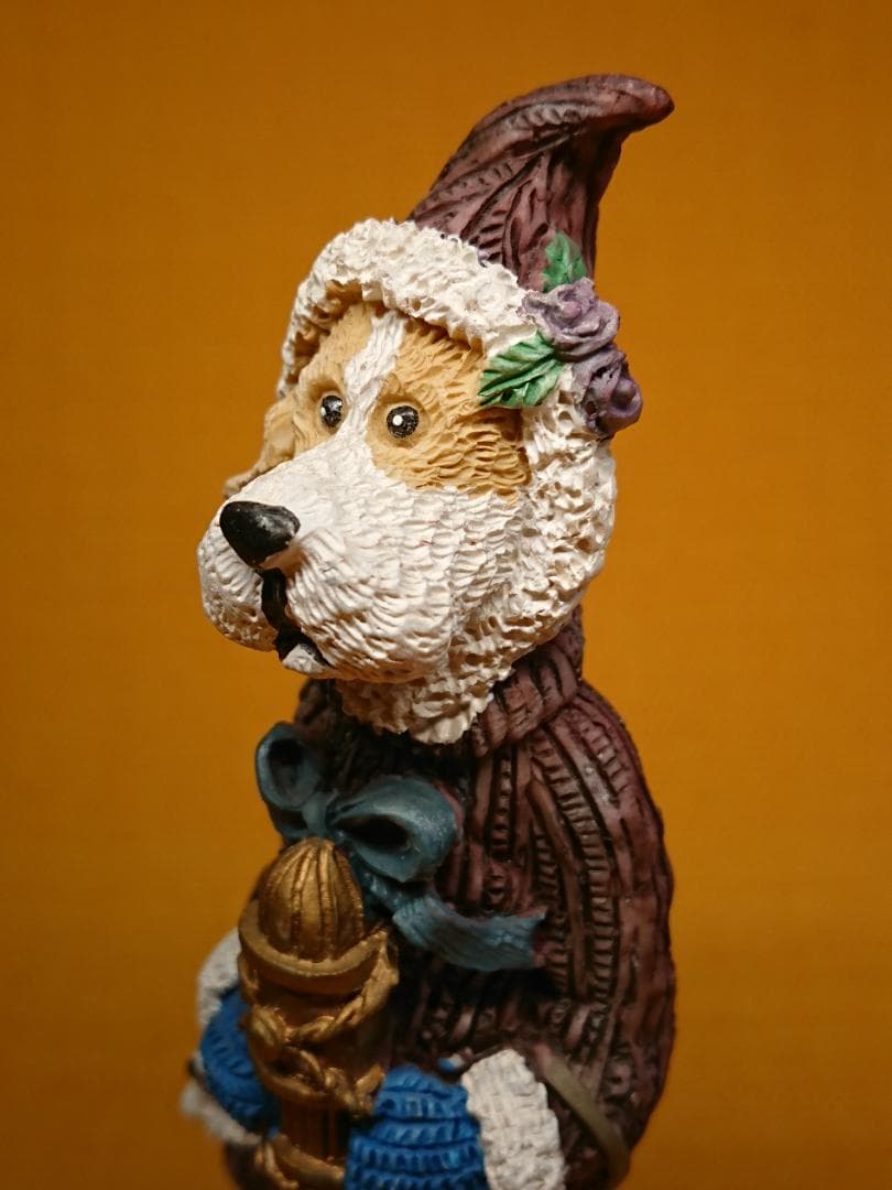 人形　犬　彫像　オブジェ　置物　インテリア　工芸品　美術品　A2514