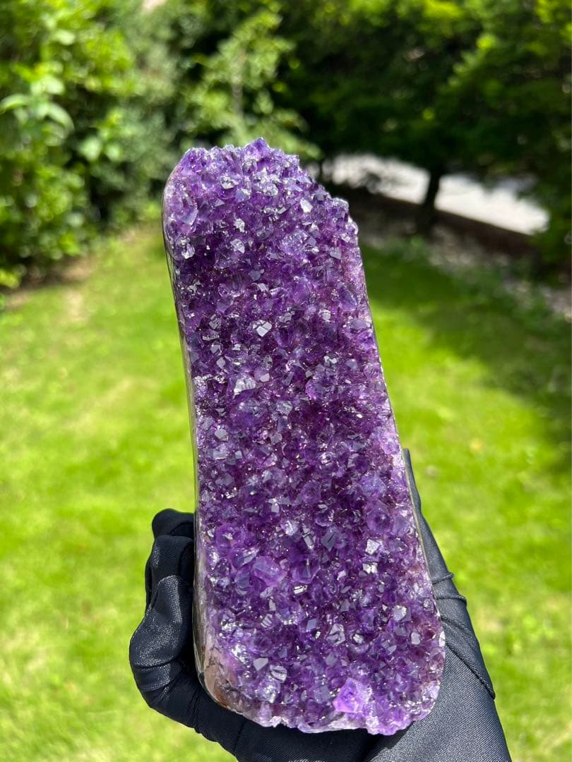 A723 高品質アメジストドーム クラスター ウルグアイ産 パワーストーン