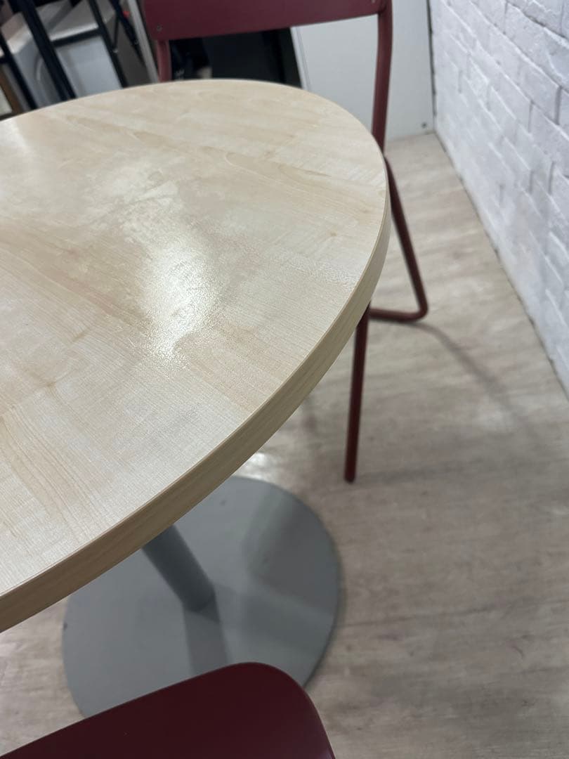 【東京都内23区配送無料】ラウンド　テーブル　直径80cm カフェ　円卓