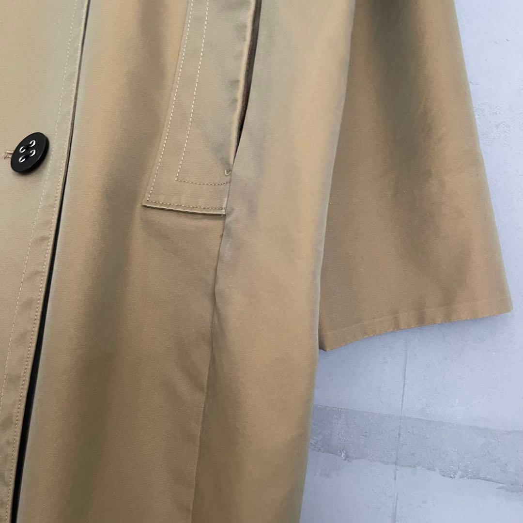 ENFOLD シャンブレーギャバオーバービッグトレンチコート　玉虫色