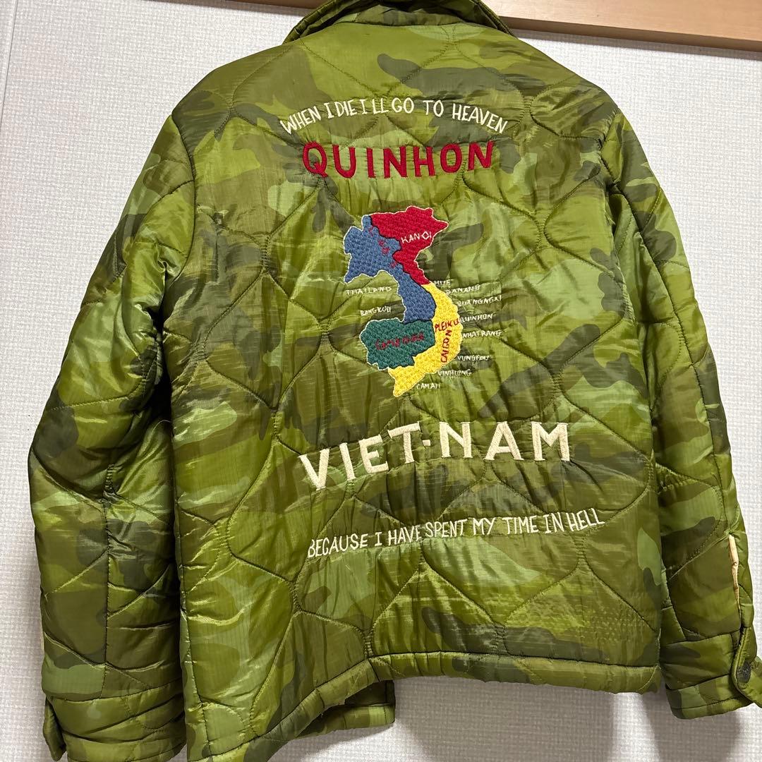 テーラー東洋　ベトジャン　カモ柄　ベトカモ　キルティング
