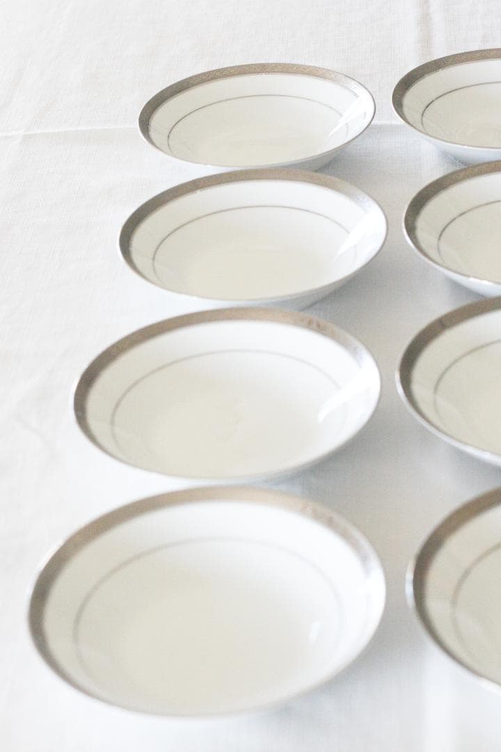 ８枚セット　ノリタケ　Noritake　スープ皿 ボウル　深皿　プラチナライン