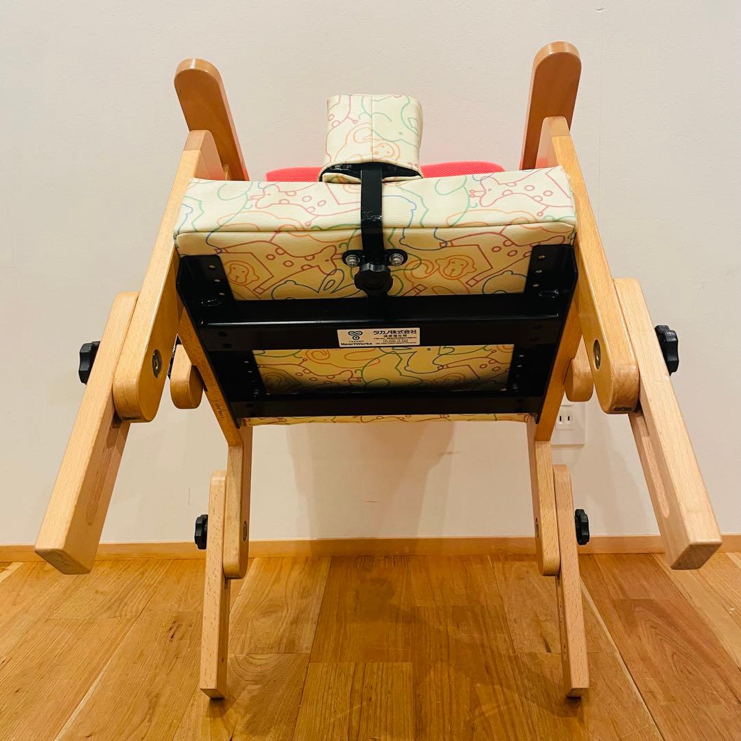 バンビーナ チェア 障害児座位保持椅子 高さ調節 肘置き調節 ビニールレザー