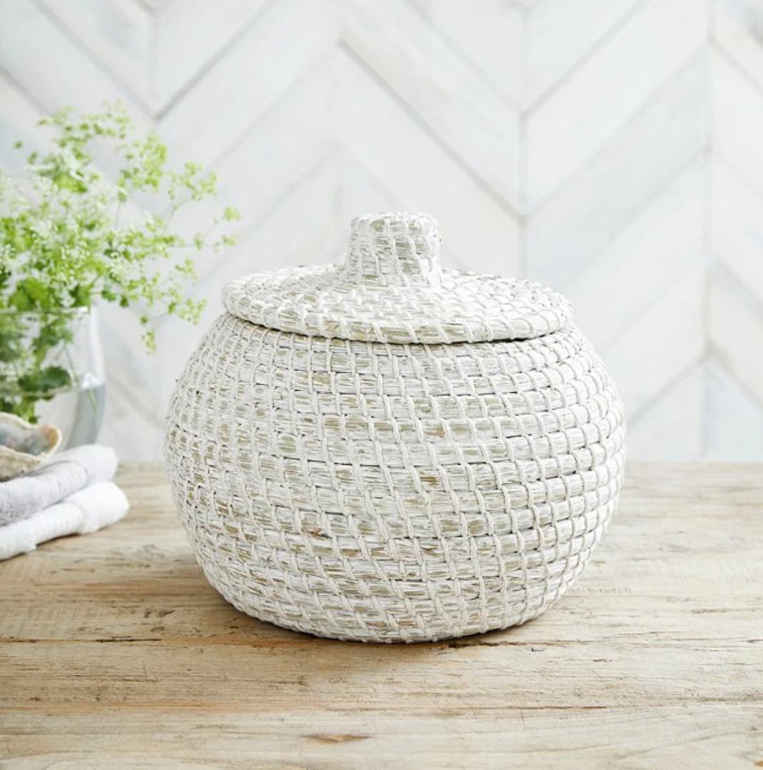 【THE WHITE COMPANY】アリババホワイトバスケット