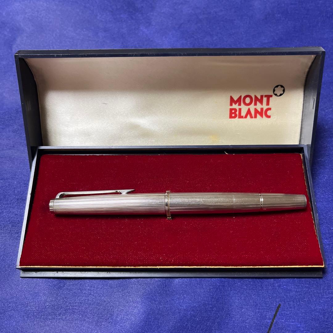 montblanc 126　925シルバー　万年筆　18k750　モンブラン