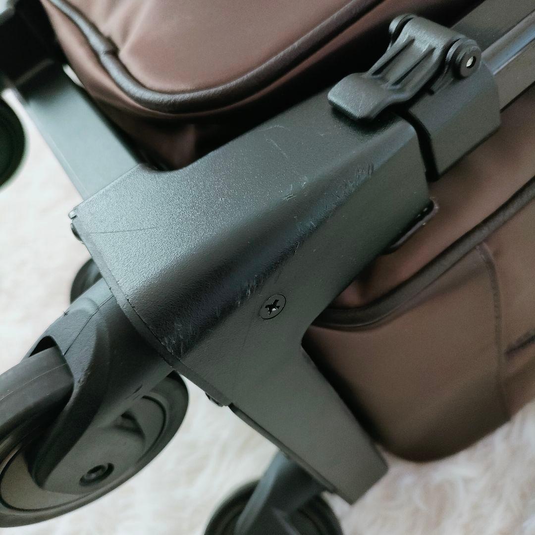 美品✨スワニー　D371 リニーエII　キャリーバッグ 　ショピングカート 茶色