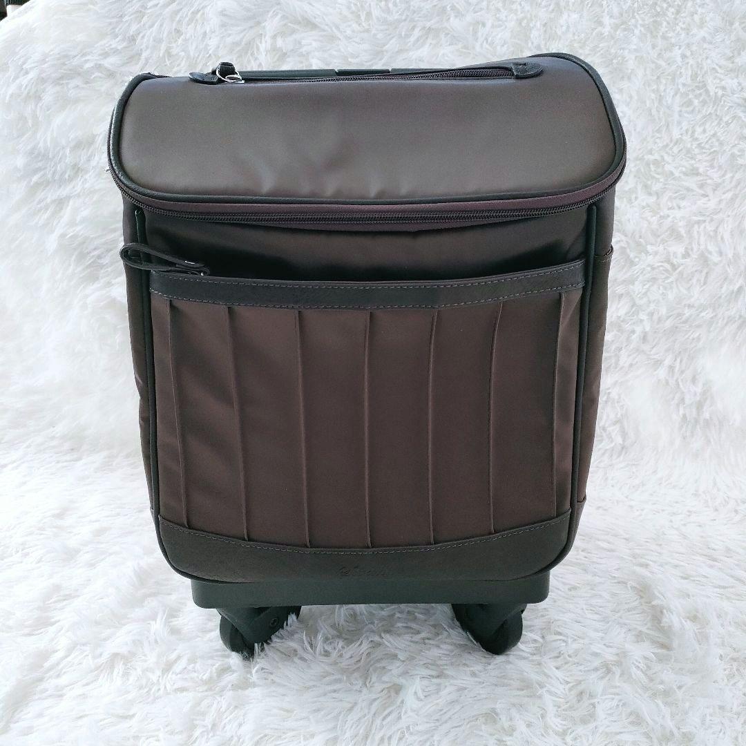 美品✨スワニー　D371 リニーエII　キャリーバッグ 　ショピングカート 茶色
