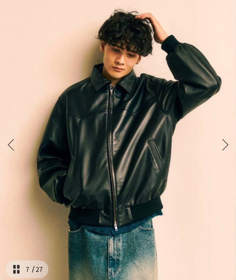 サンタフェ 417 EDIFICE エディフィス シープレザージャケット 羊革