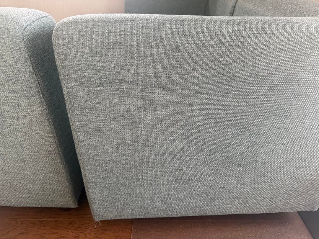 NOCE オットマン付きカウチソファセット　③の部分