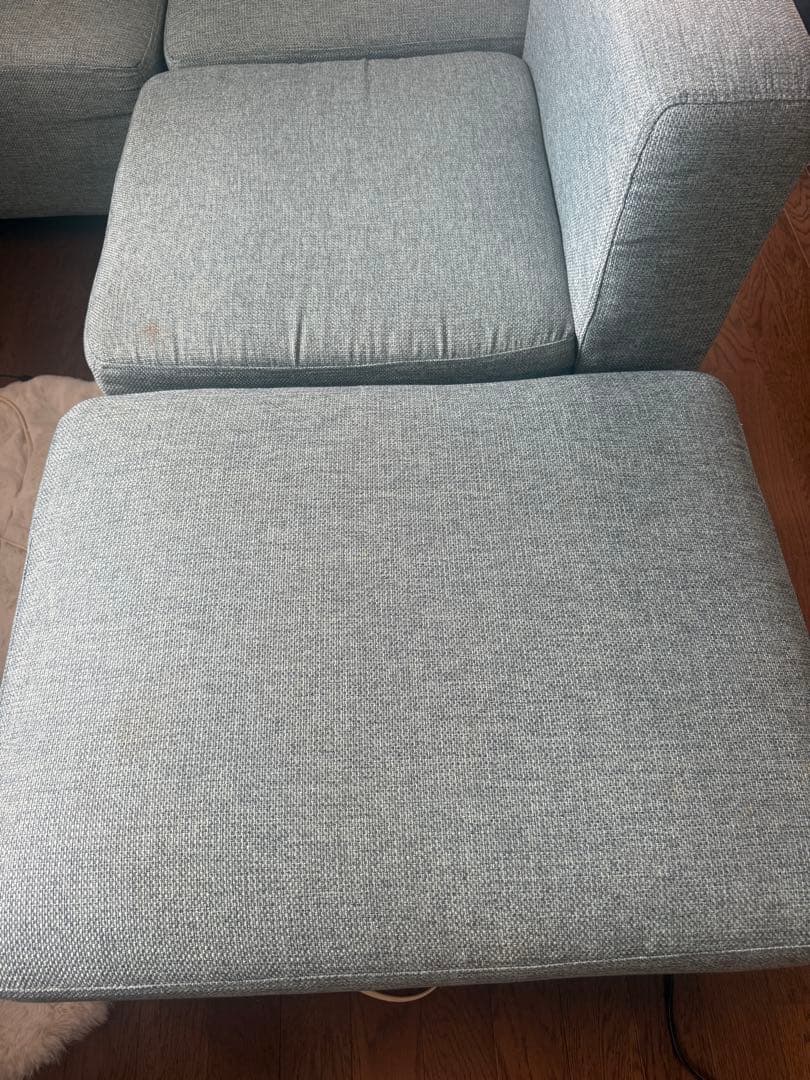 NOCE オットマン付きカウチソファセット　③の部分