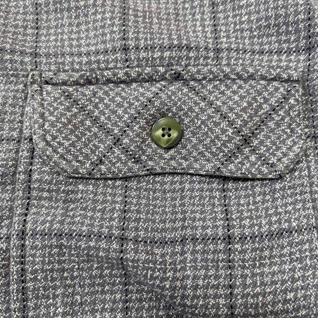 00's Patagonia パタゴニア オーガニックコットンシャツ 紫 M