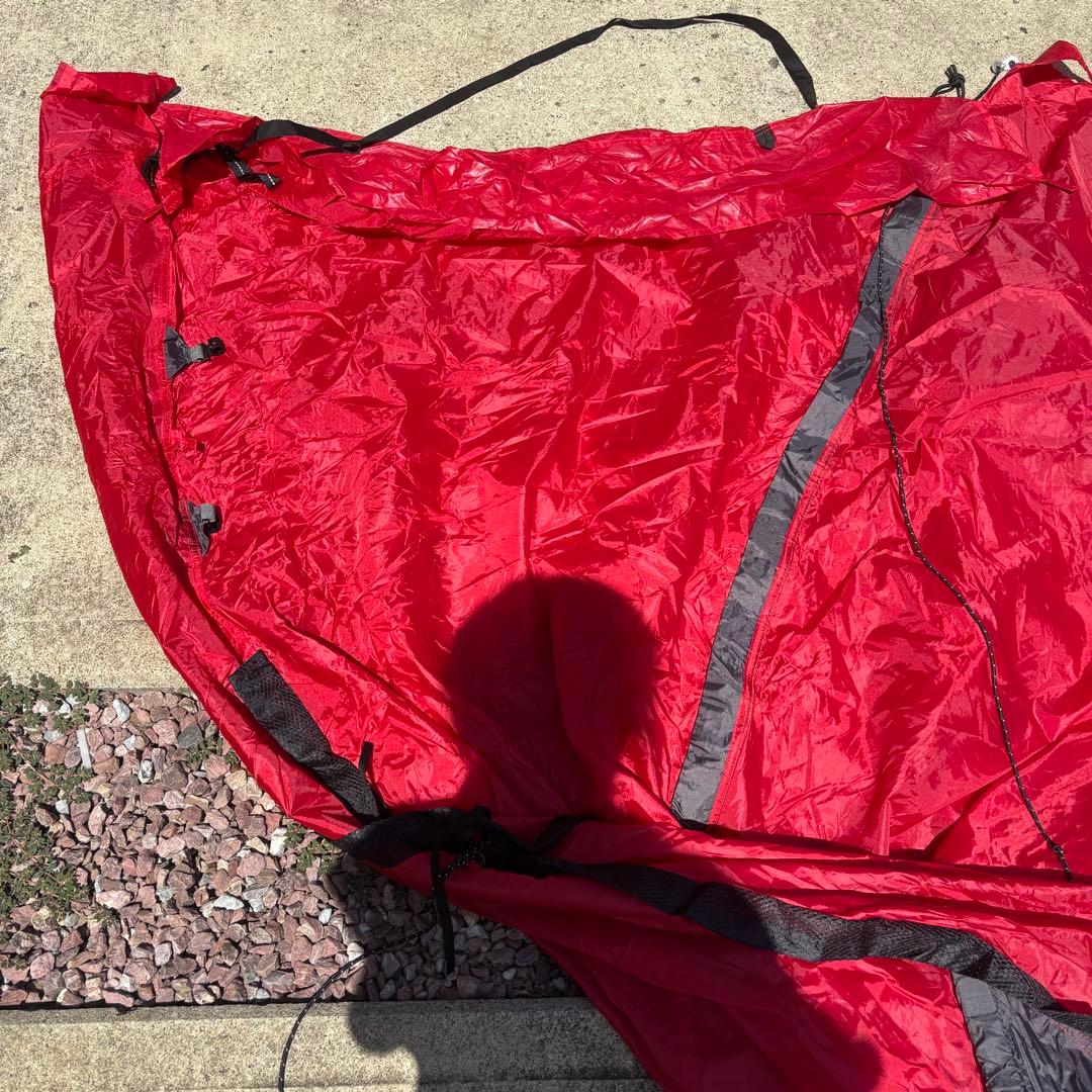 HUSKY FIGHTER 3-4 テント 3-4人用 レッド