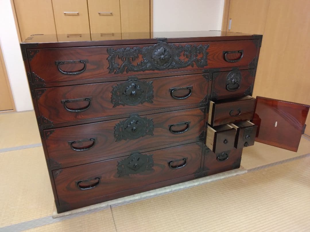 欅産業　仙台箪笥　野郎箪笥118×45×87センチ