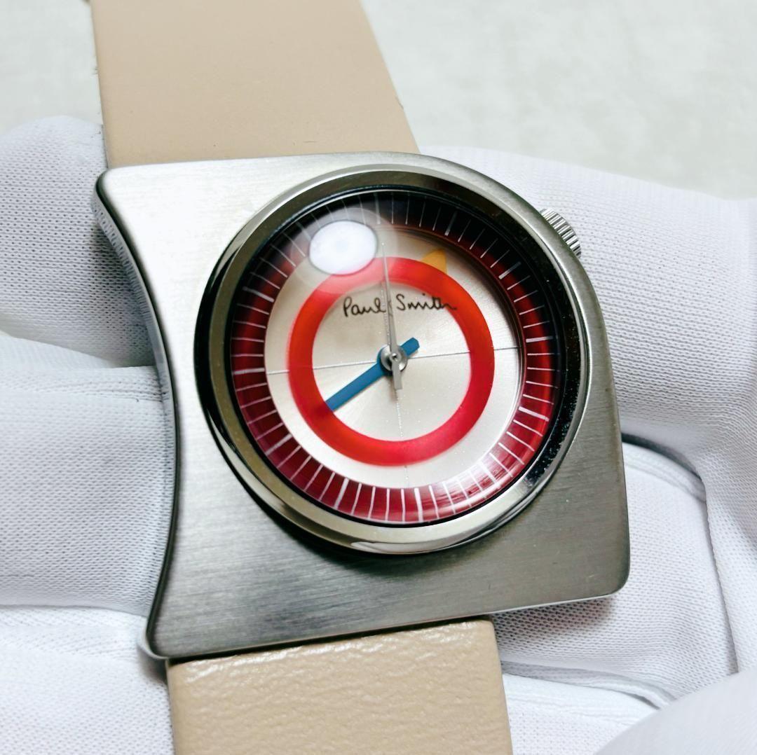 【レア】 美品 ポールスミス 6038-H12611 アシンメトリー 腕時計