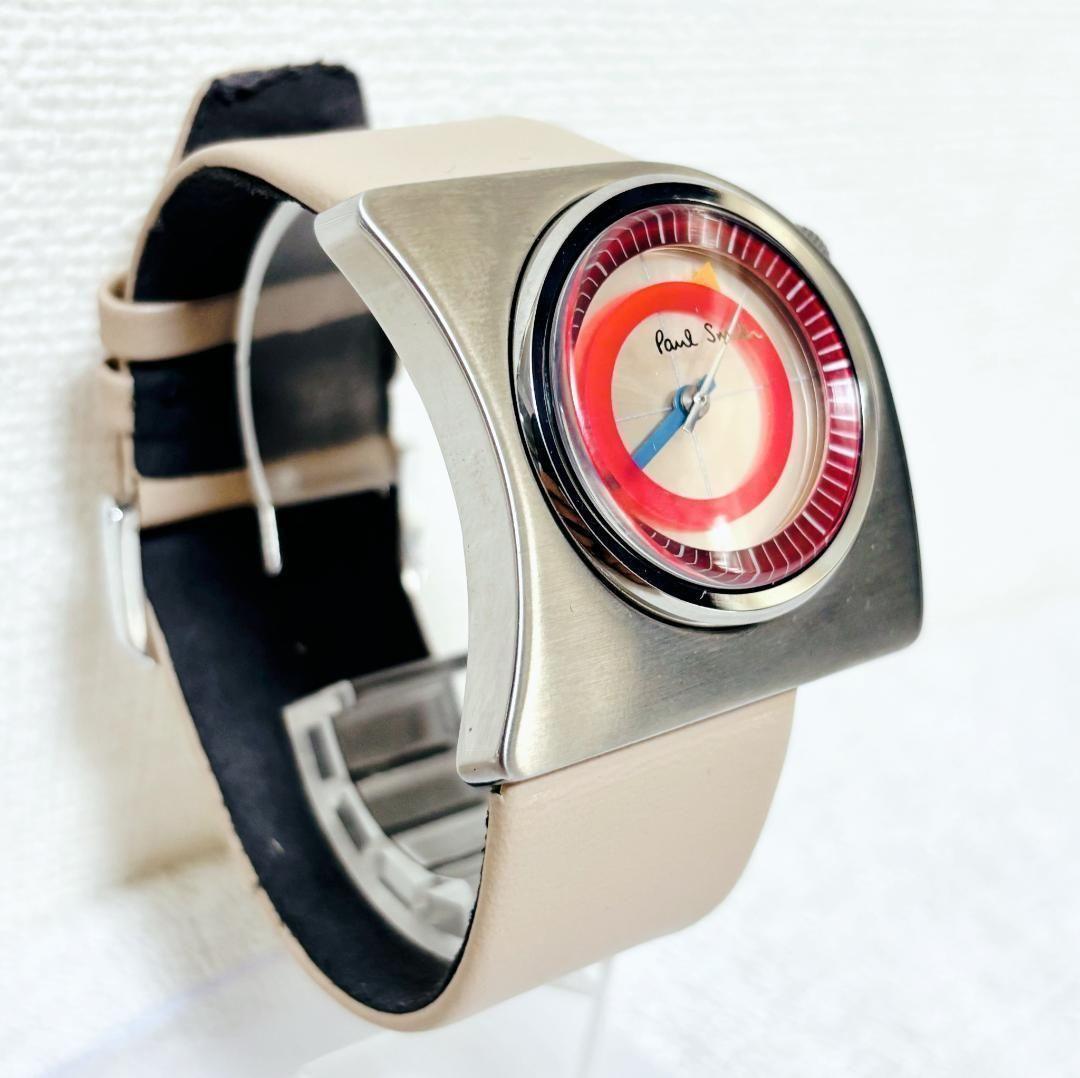 【レア】 美品 ポールスミス 6038-H12611 アシンメトリー 腕時計