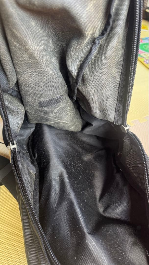 Supreme ブラックリュック　難あり