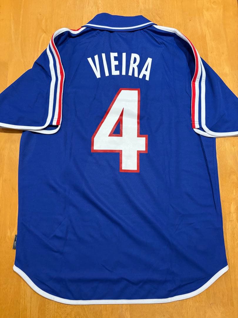 正規品 タグ付 新品 フランス代表 00/01 ヴィエラ Oサイズ サイン入