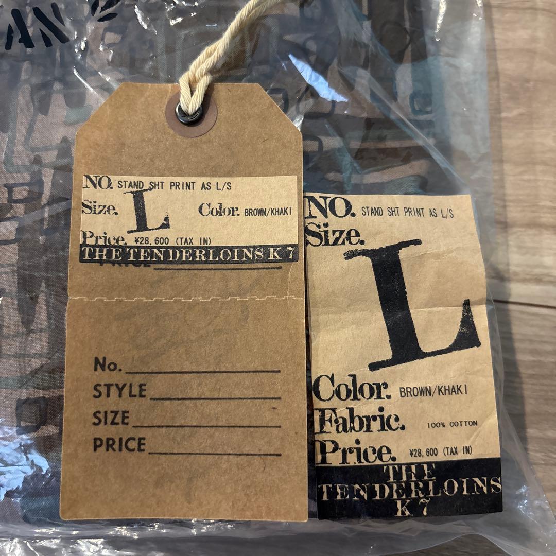 トップス tenderloin stand sht print AS