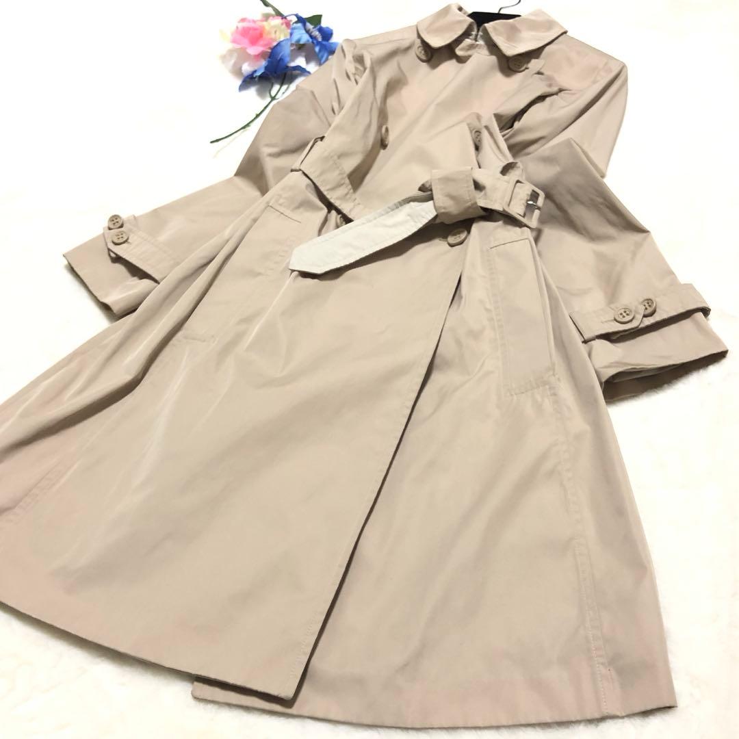 未使用級　マックスマーラ　studio　トレンチコート　ベージュ　赤タグ