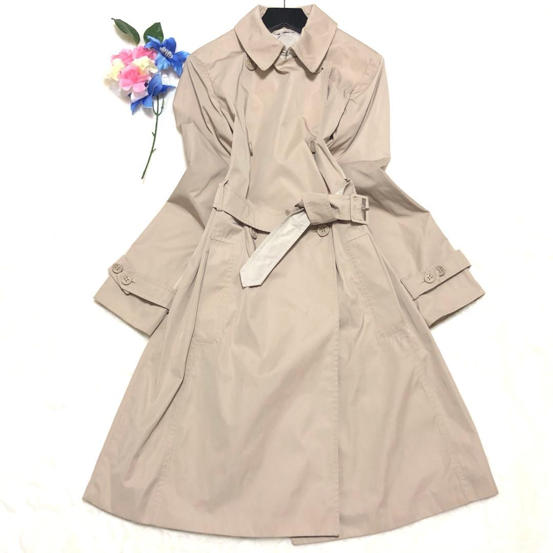 未使用級　マックスマーラ　studio　トレンチコート　ベージュ　赤タグ