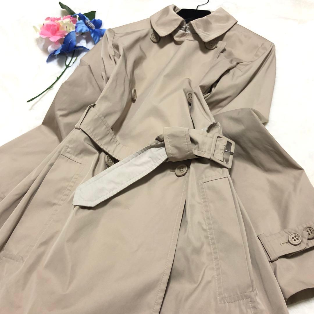 未使用級　マックスマーラ　studio　トレンチコート　ベージュ　赤タグ