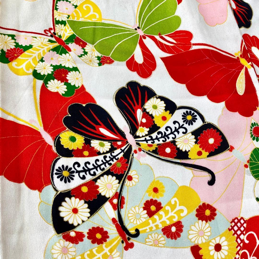 仕付け糸付き　セミアンティーク 女の子　ジュニア　大人　着物　NO6