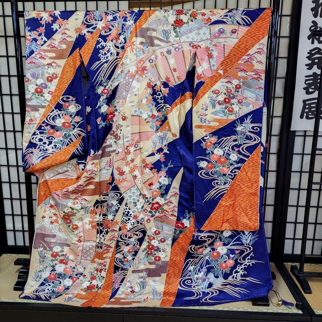 京友禅本染め高級本振袖在庫処分品