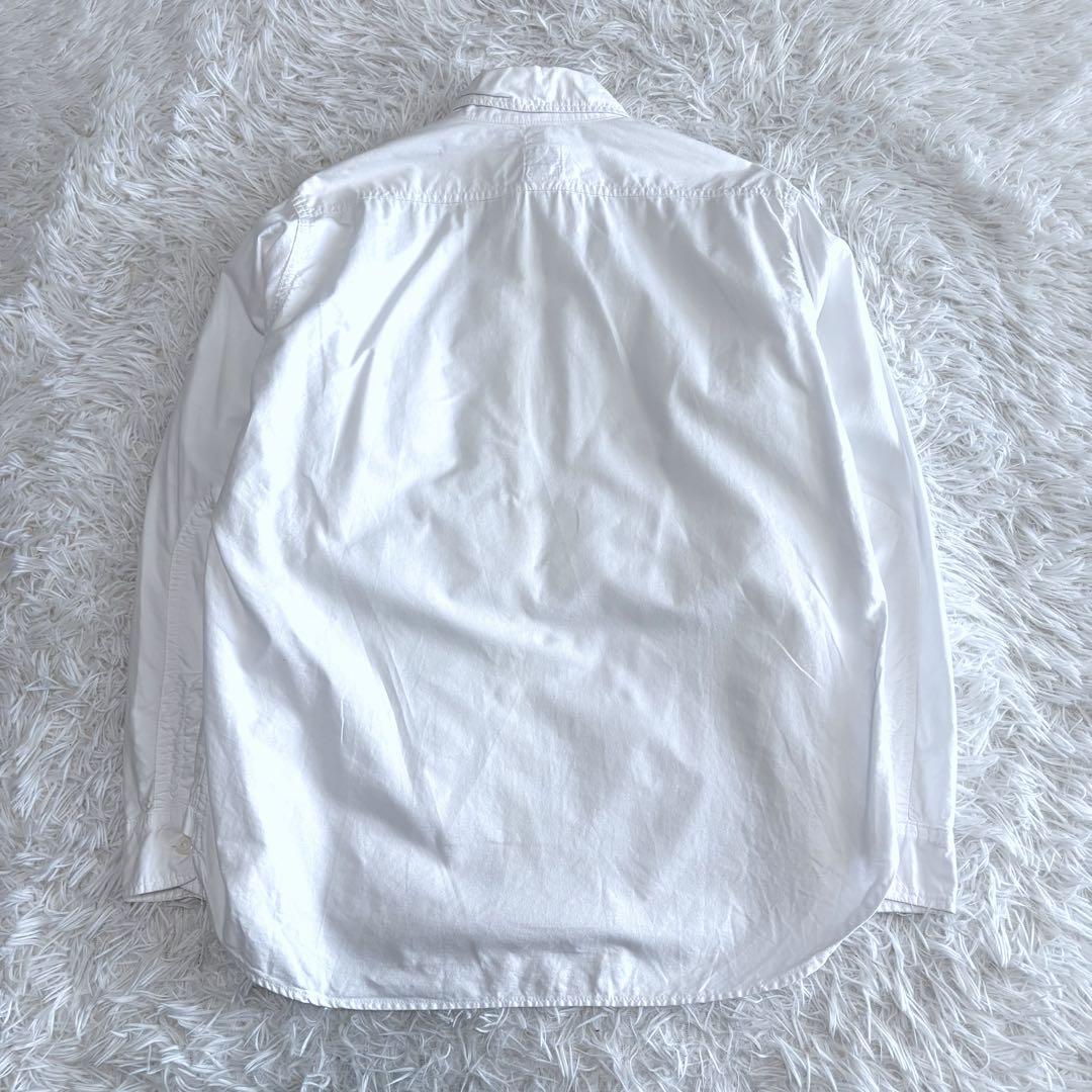 美品 ポストオーバーオールズ 長袖シャツ USA製 エルボーパッチ L